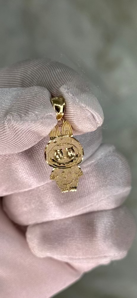 10K Gold Bunny Pendant