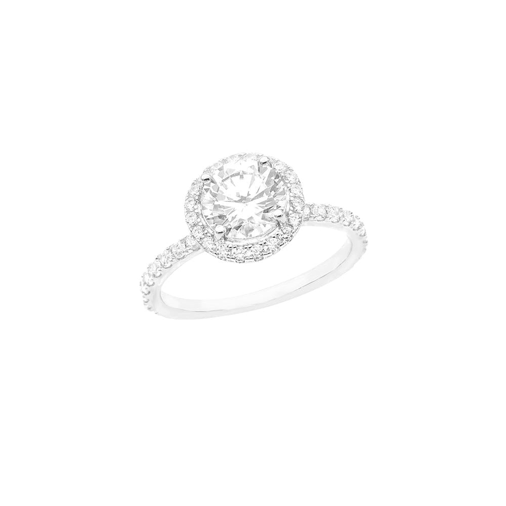 Diamond cz Silver Ring - ShopSlver