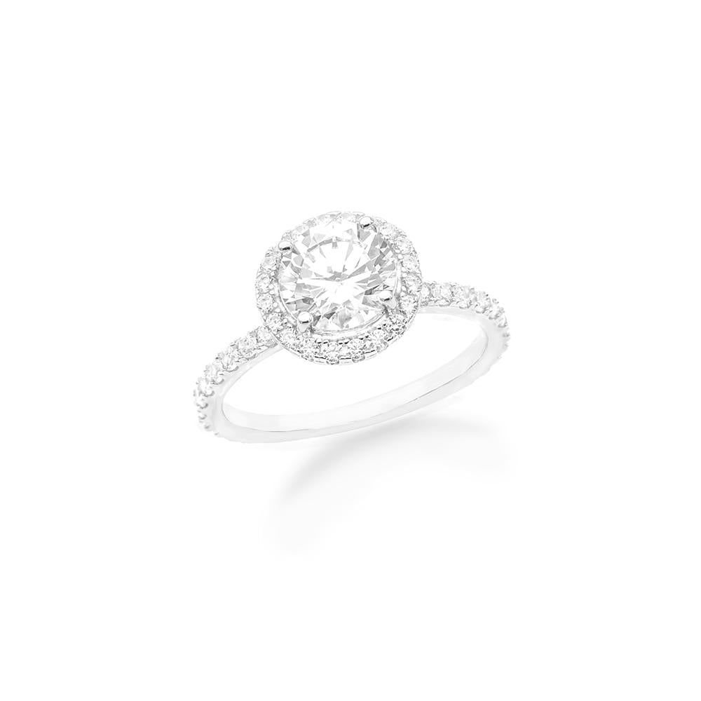Diamond cz Silver Ring - ShopSlver